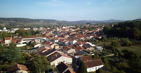 Pagny sur Moselle vue panoramique